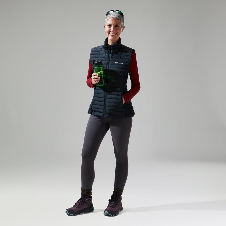women s nula weste - schwarz berghaus