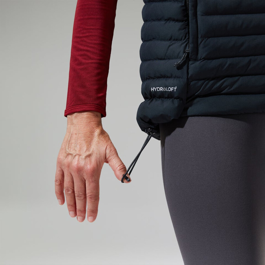 women s nula weste - schwarz berghaus