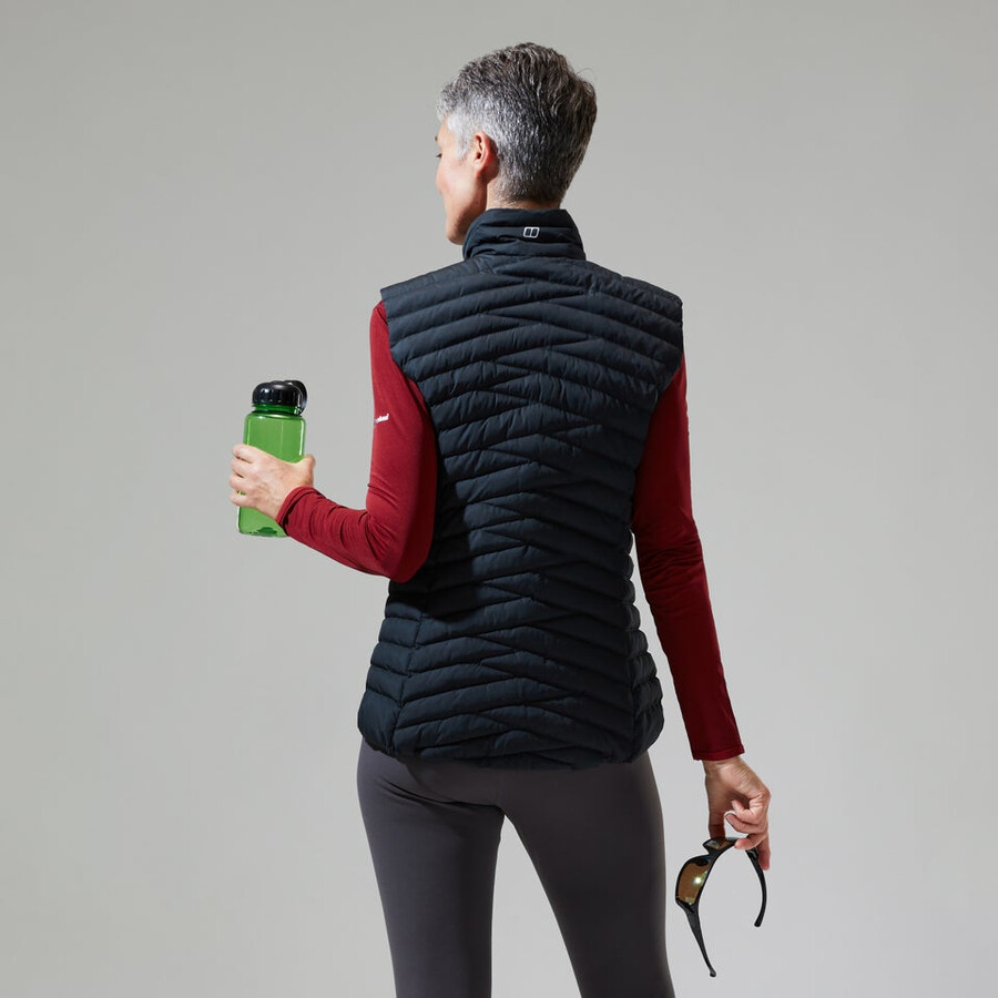 women s nula weste - schwarz berghaus