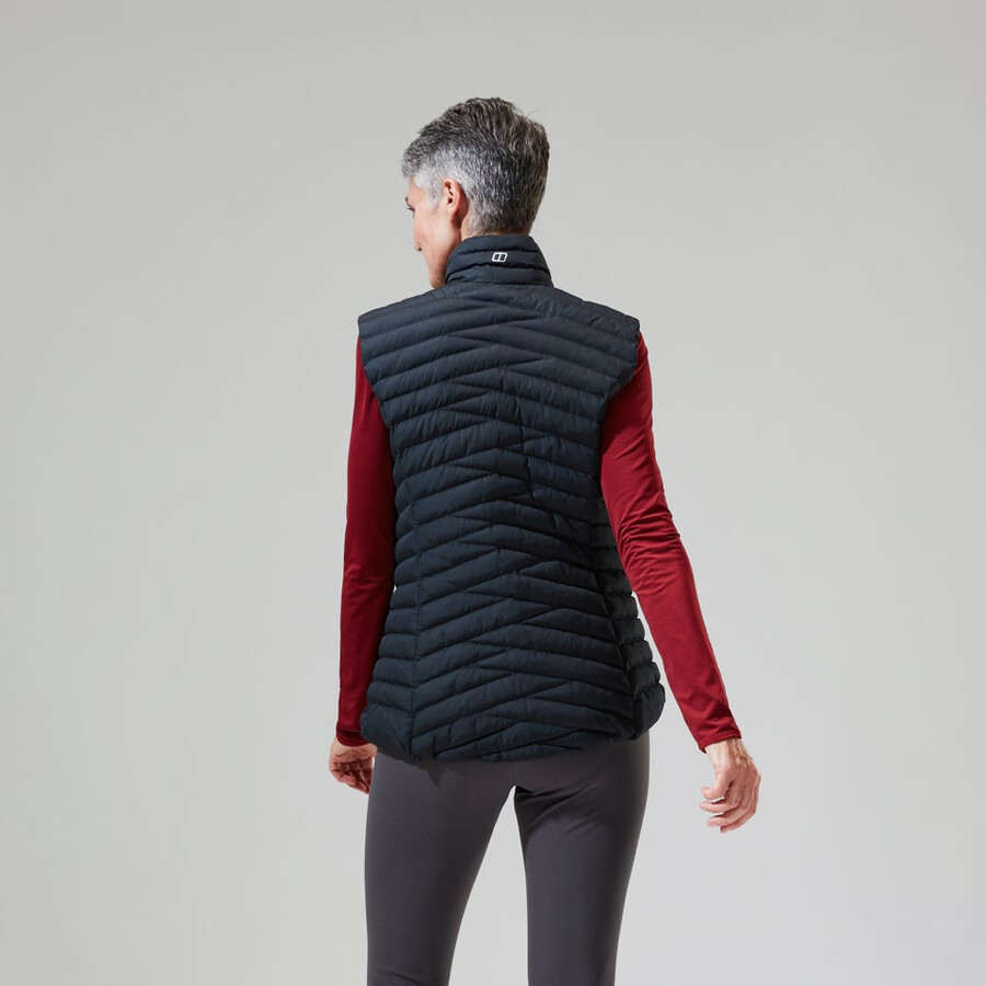 women s nula weste - schwarz berghaus