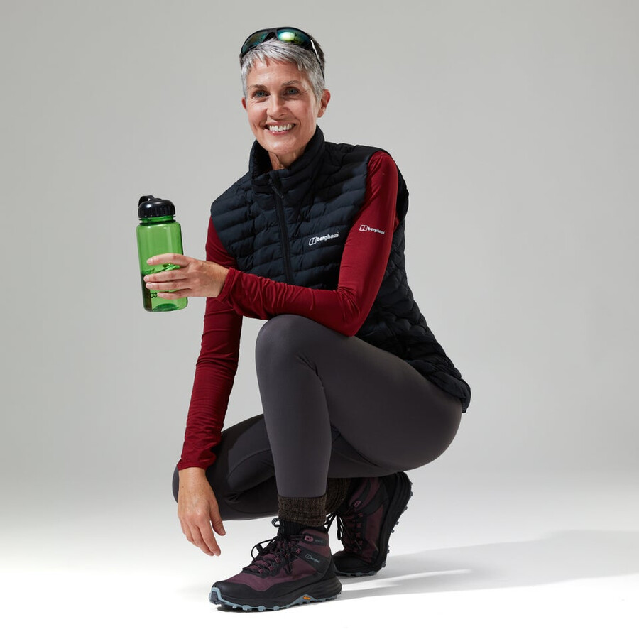 women s nula weste - schwarz berghaus