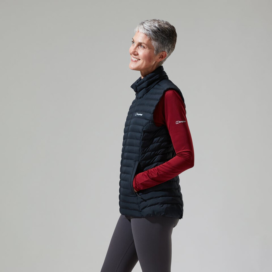 women s nula weste - schwarz berghaus