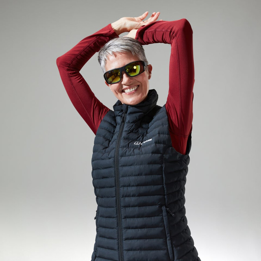 women s nula weste - schwarz berghaus