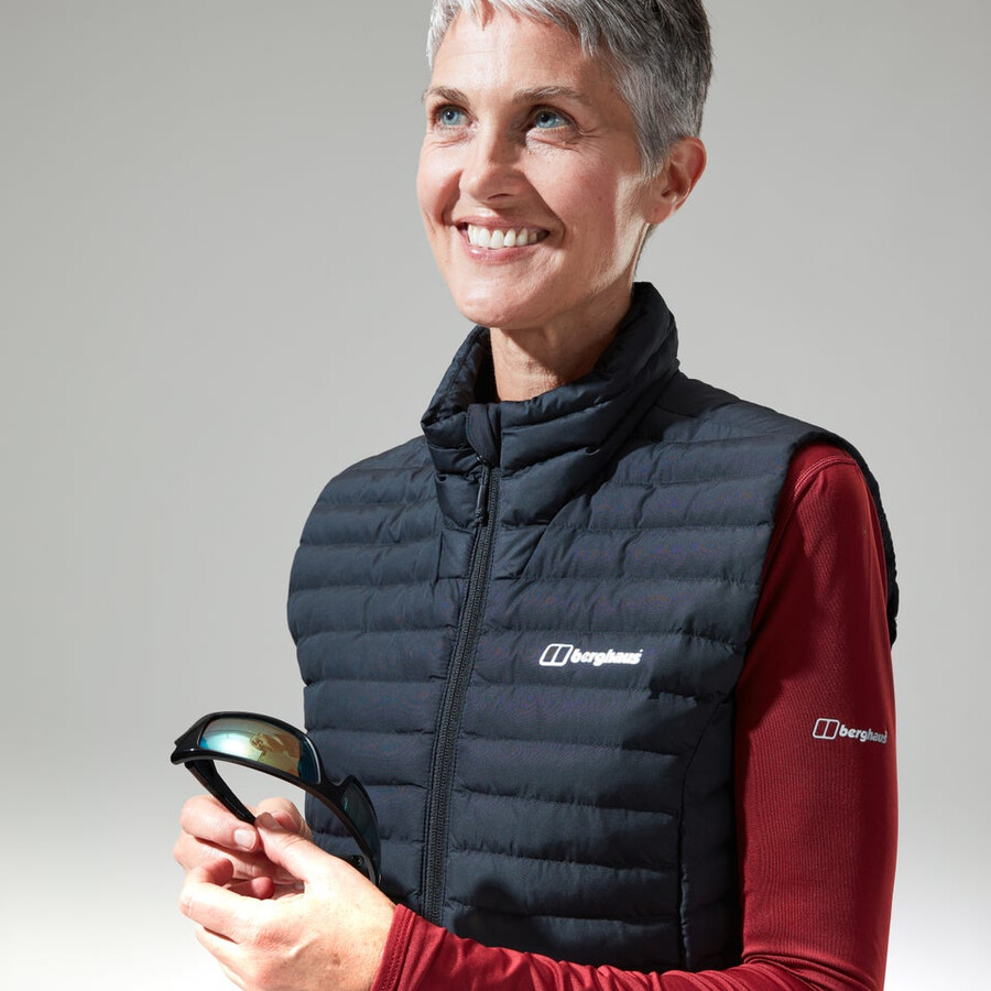 women s nula weste - schwarz berghaus