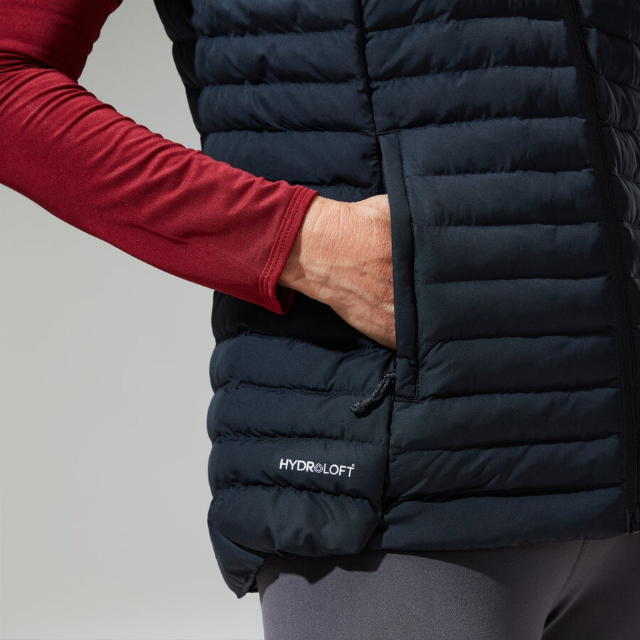 women s nula weste - schwarz berghaus