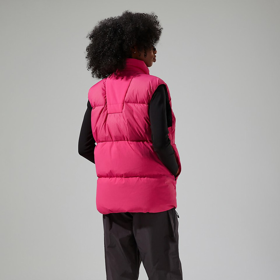 unisex sabber down insulated gilet - rosa berghaus