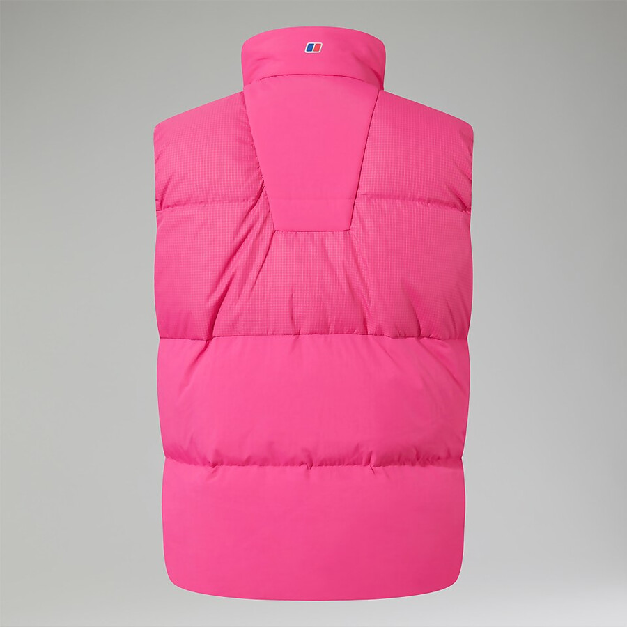 unisex sabber down insulated gilet - rosa berghaus