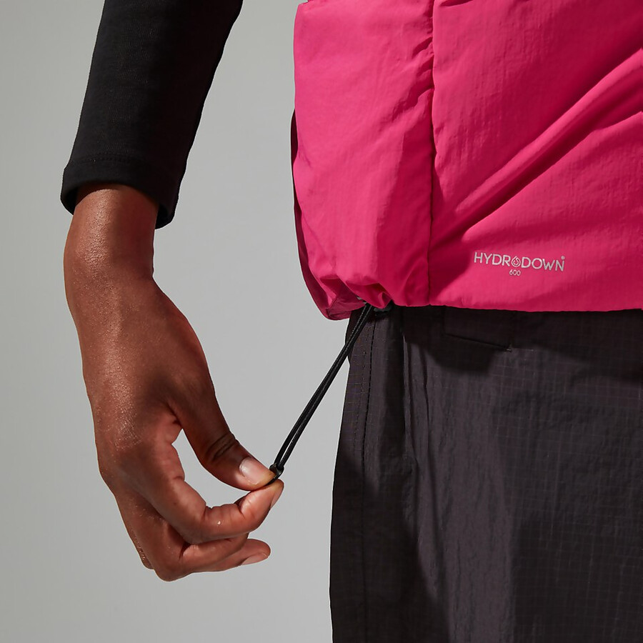 unisex sabber down insulated gilet - rosa berghaus