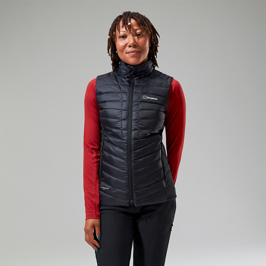 women s tephra 2.0 insulated gilet - schwarz berghaus