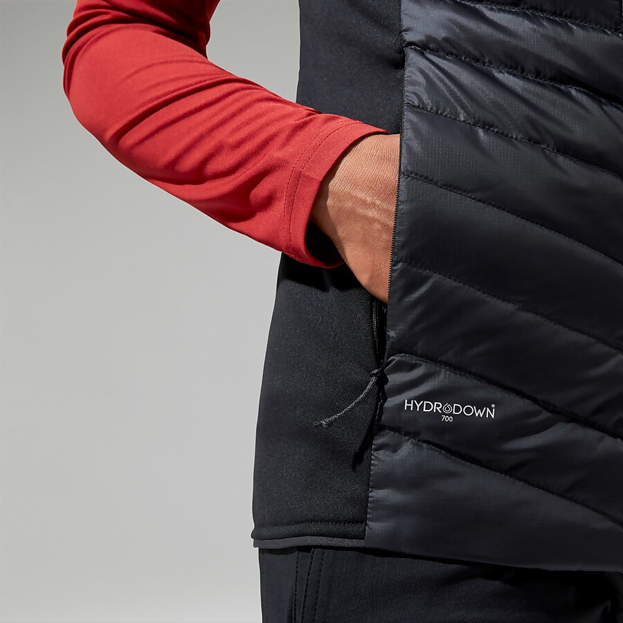 women s tephra 2.0 insulated gilet - schwarz berghaus