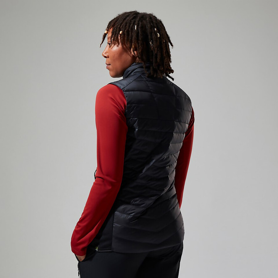 women s tephra 2.0 insulated gilet - schwarz berghaus