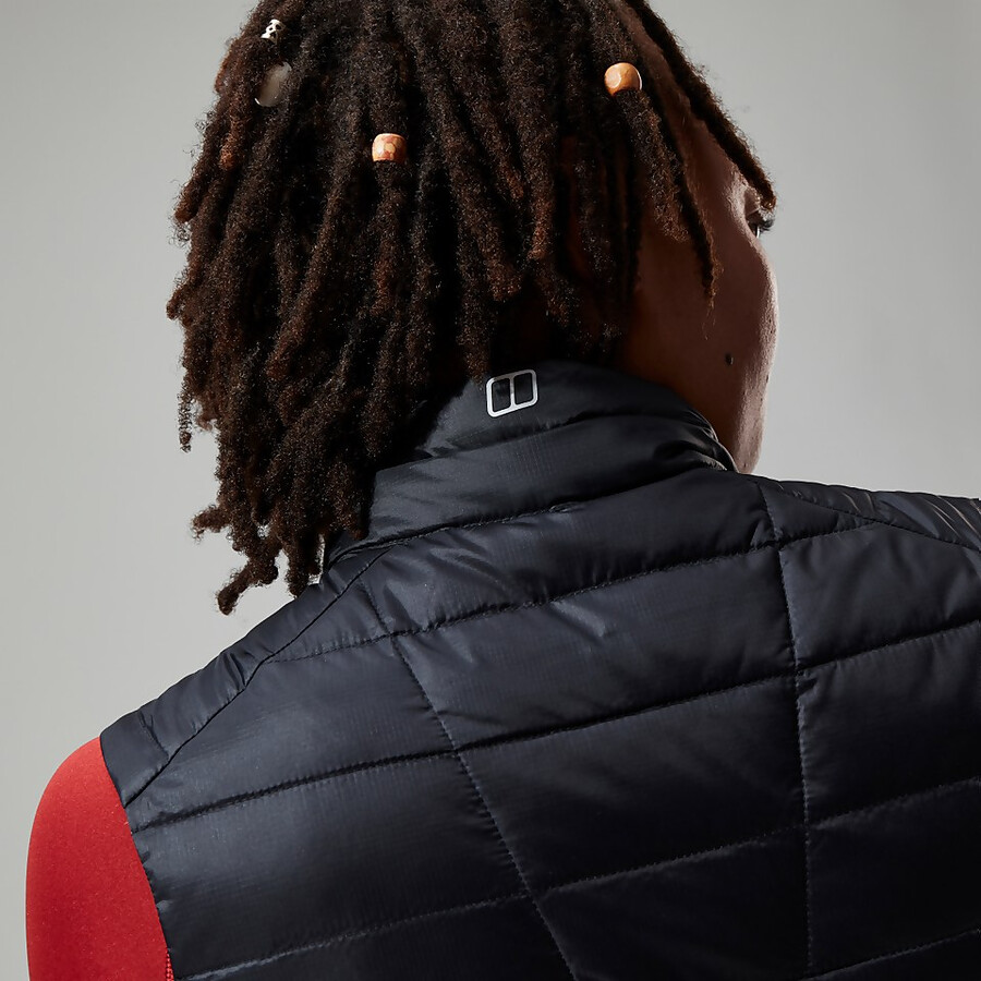 women s tephra 2.0 insulated gilet - schwarz berghaus