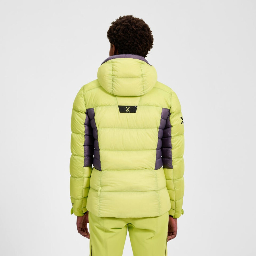 women s mtn arete down hoody ultra - gelblila berghaus