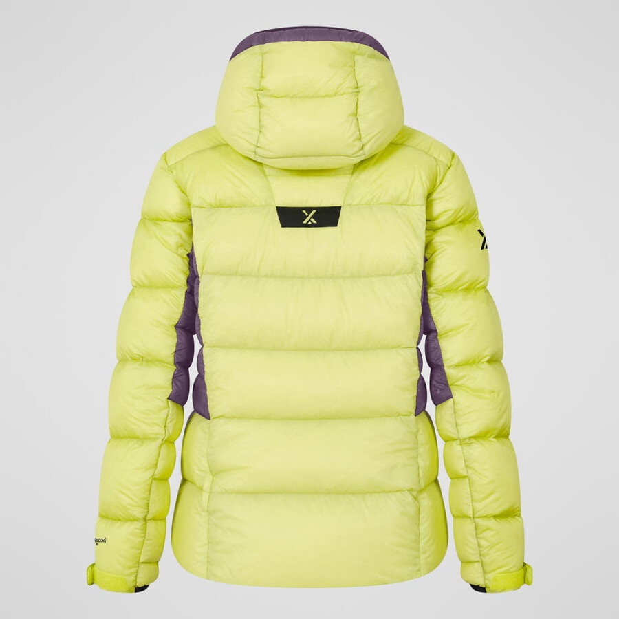 women s mtn arete down hoody ultra - gelblila berghaus