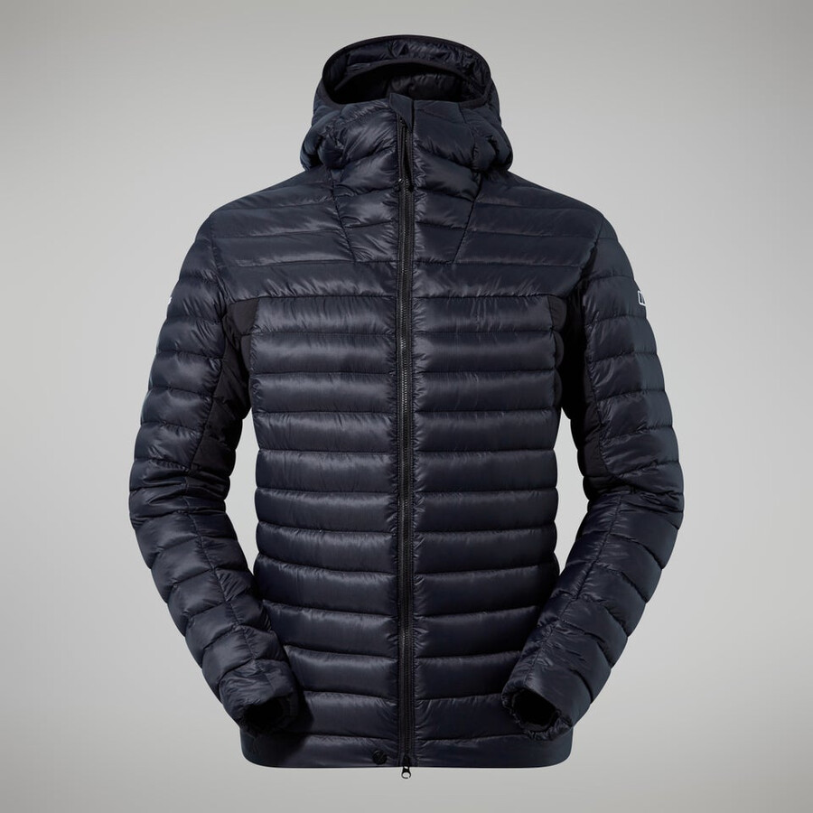 women s mtn seeker-mw-down hoody - schwarz berghaus