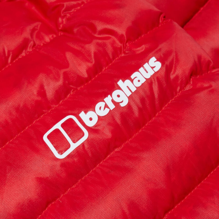women s mtn seeker-mw-down hoody - rot berghaus