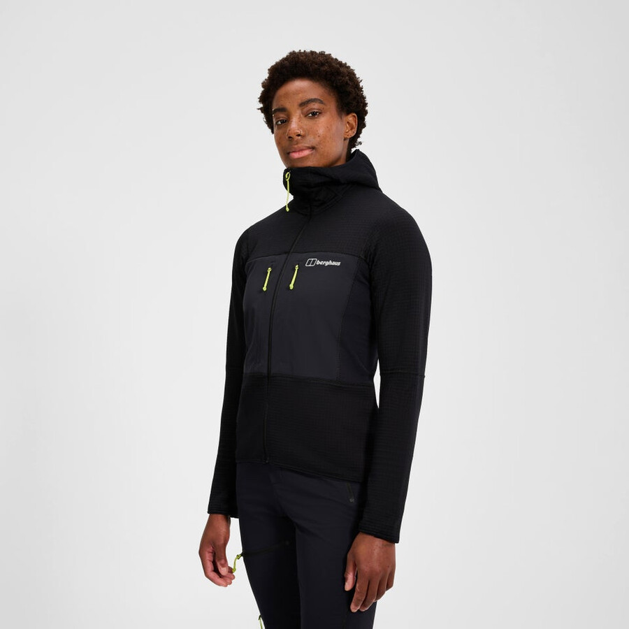 women s mtn guide hoody - schwarz berghaus