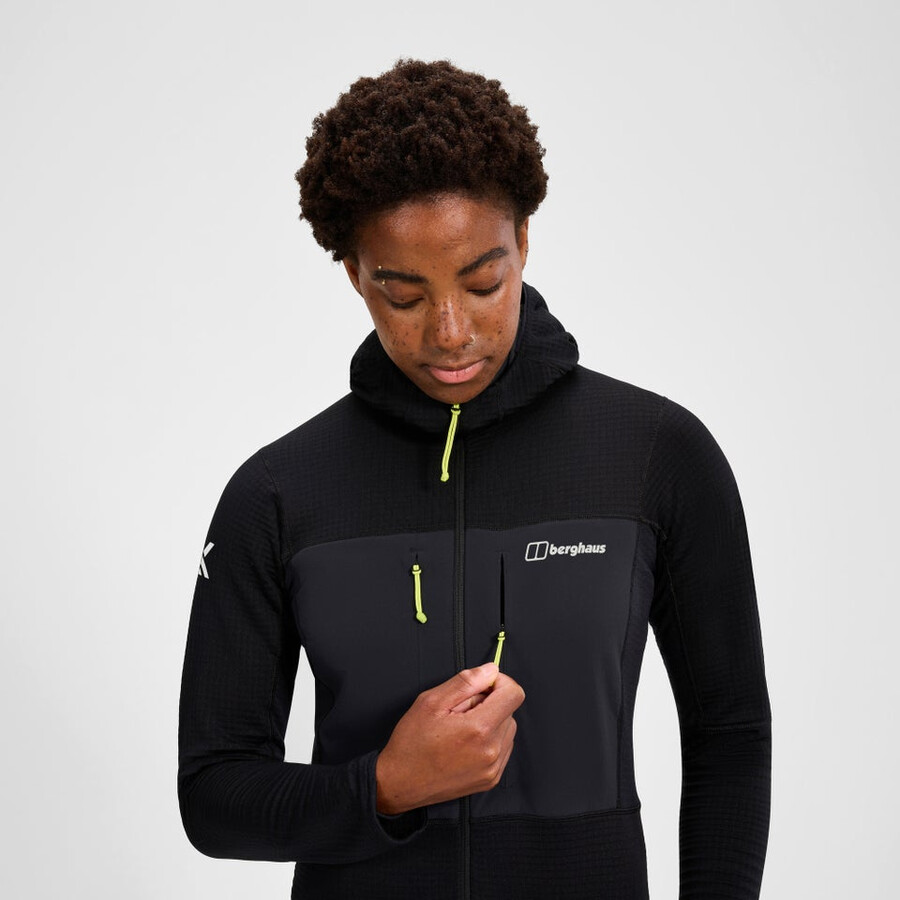 women s mtn guide hoody - schwarz berghaus