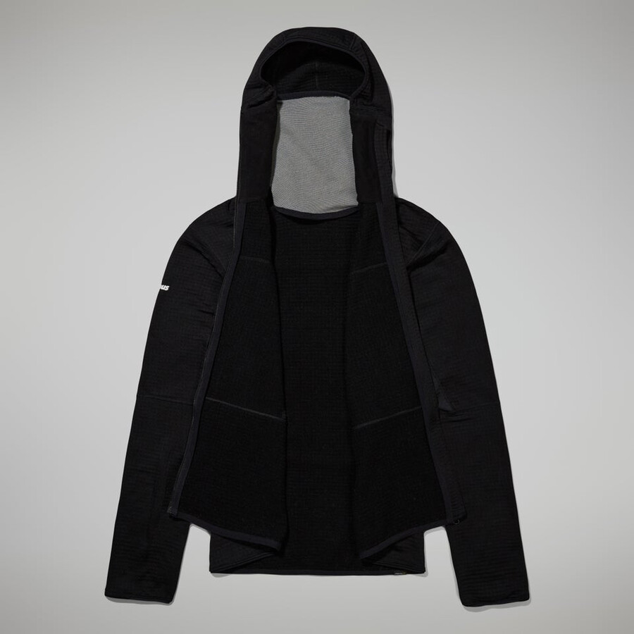 women s mtn guide-mw-kapuzenjacke - black die berghaus