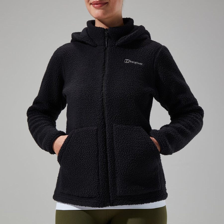 frauen darria fz hooded jacket - schwarz berghaus
