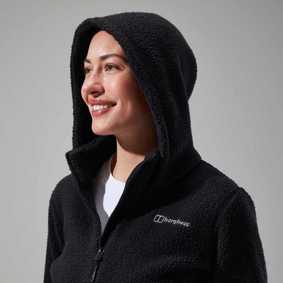 frauen darria fz hooded jacket - schwarz berghaus