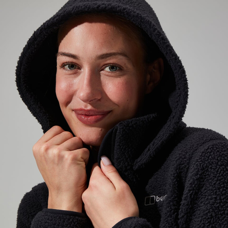 frauen darria fz hooded jacket - schwarz berghaus