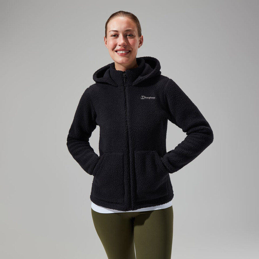 frauen darria fz hooded jacket - schwarz berghaus