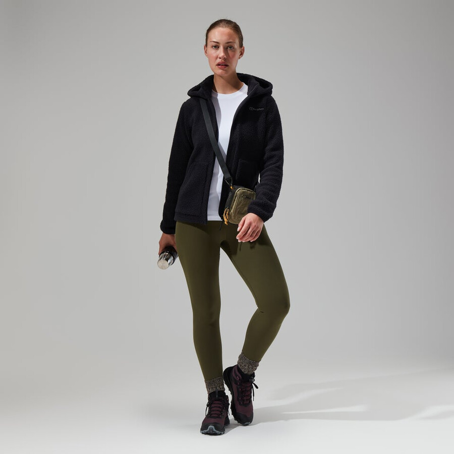 frauen darria fz hooded jacket - schwarz berghaus