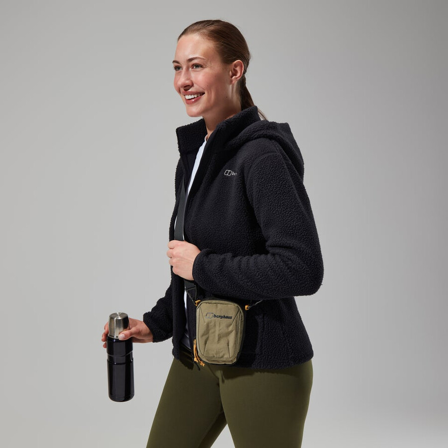 frauen darria fz hooded jacket - schwarz berghaus