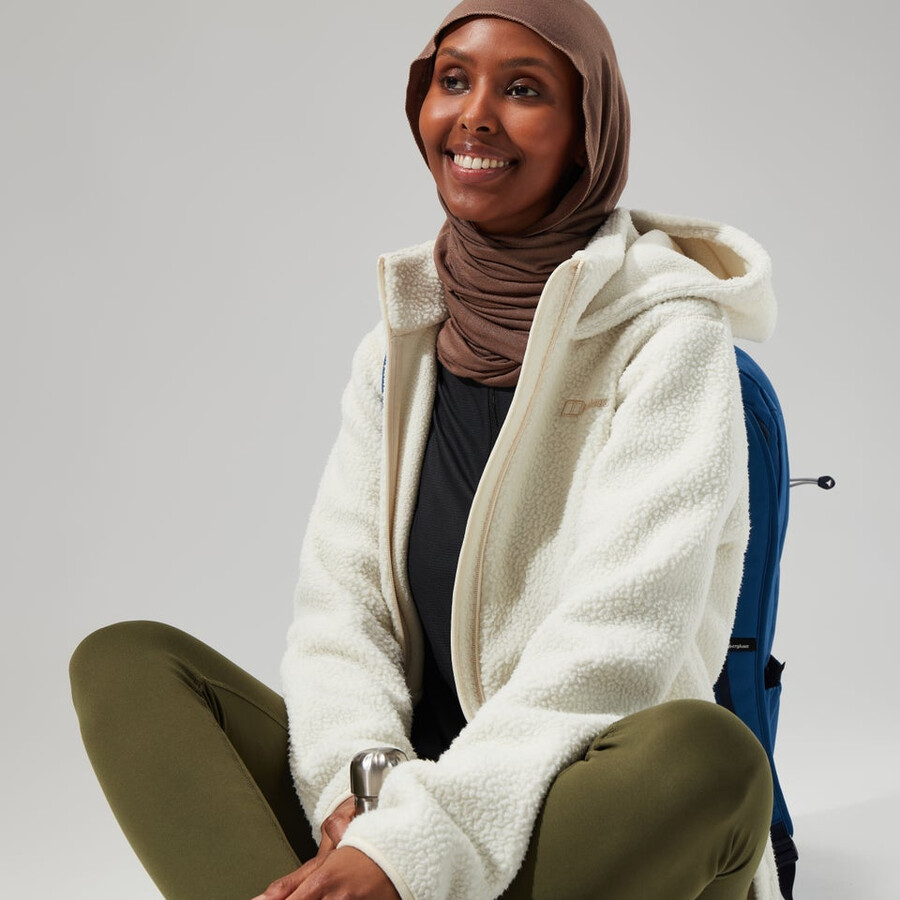 frauen darria fz hooded jacket - natural berghaus