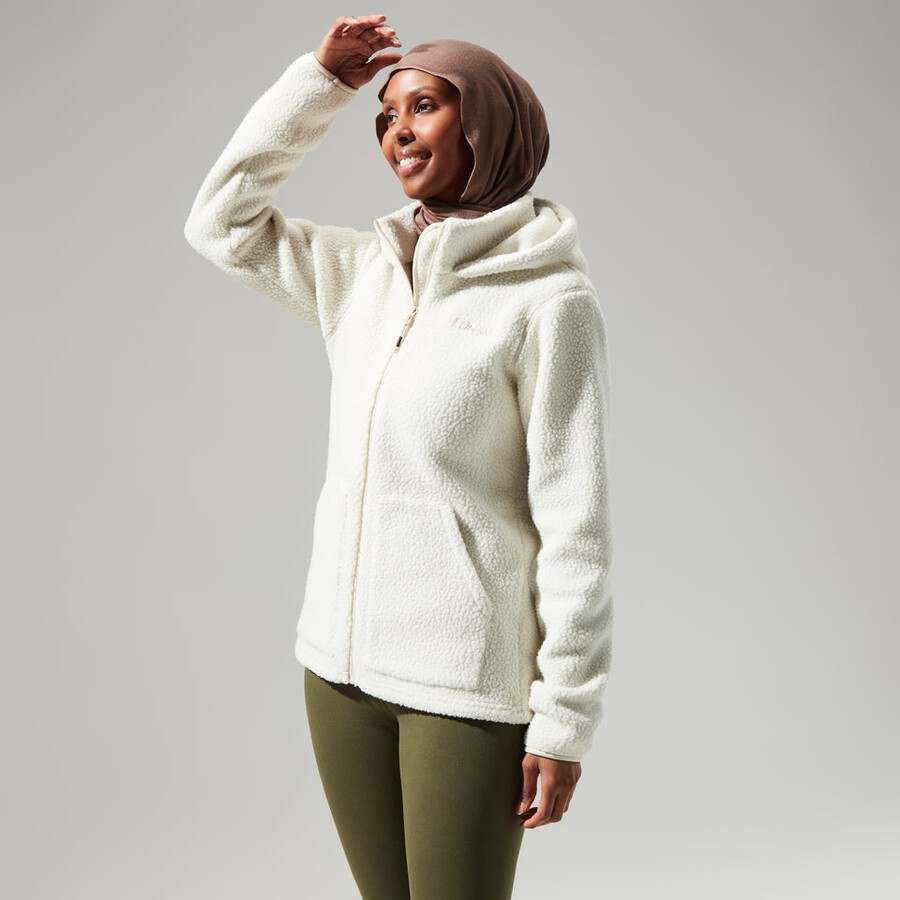 frauen darria fz hooded jacket - natural berghaus