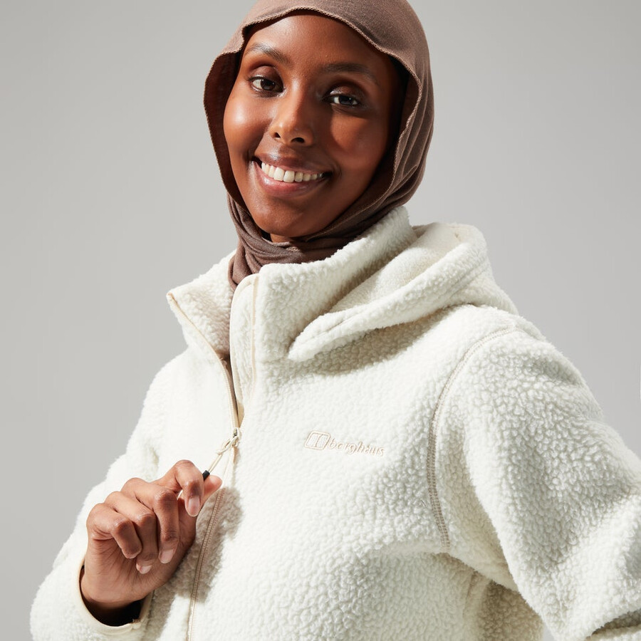 frauen darria fz hooded jacket - natural berghaus