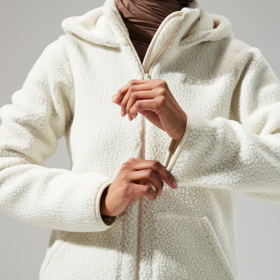 frauen darria fz hooded jacket - natural berghaus