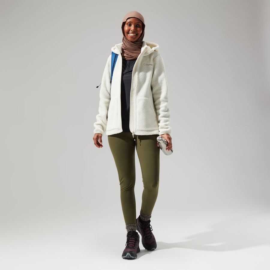 frauen darria fz hooded jacket - natural berghaus