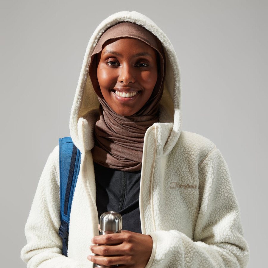 frauen darria fz hooded jacket - natural berghaus