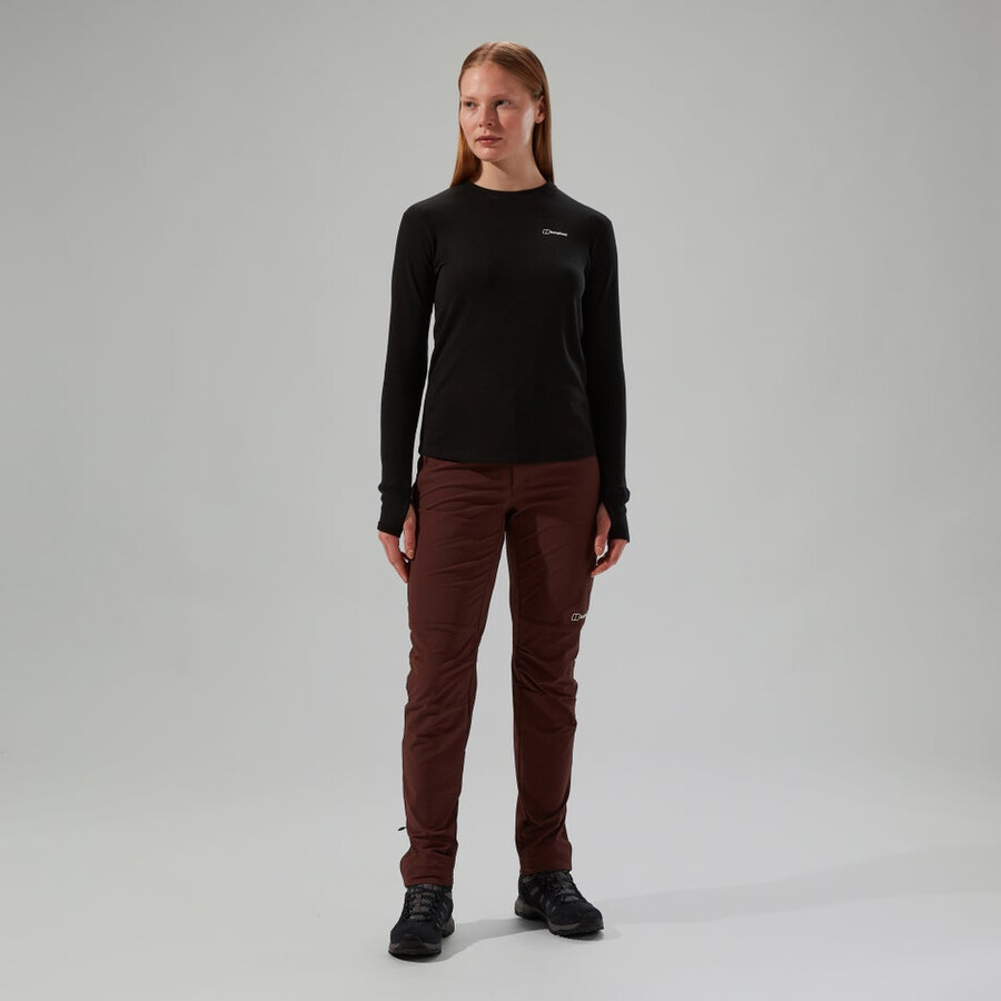 frauen-ivyhill crew - black die berghaus