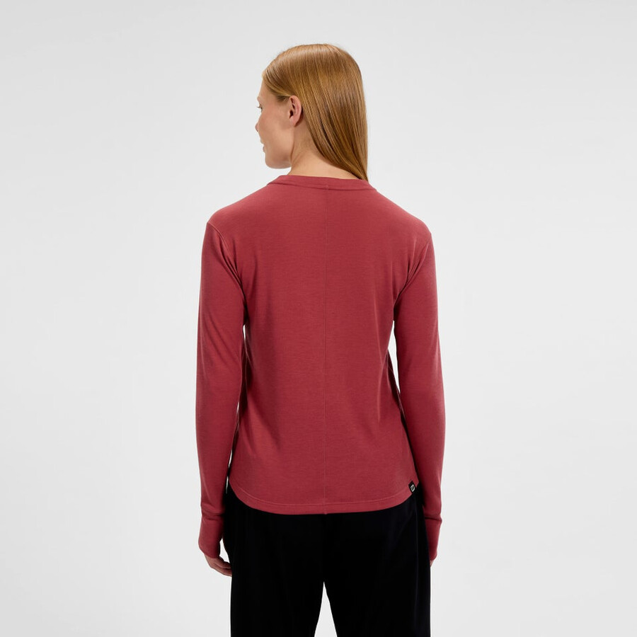 frauen-ivyhill crew jumper - rot berghaus