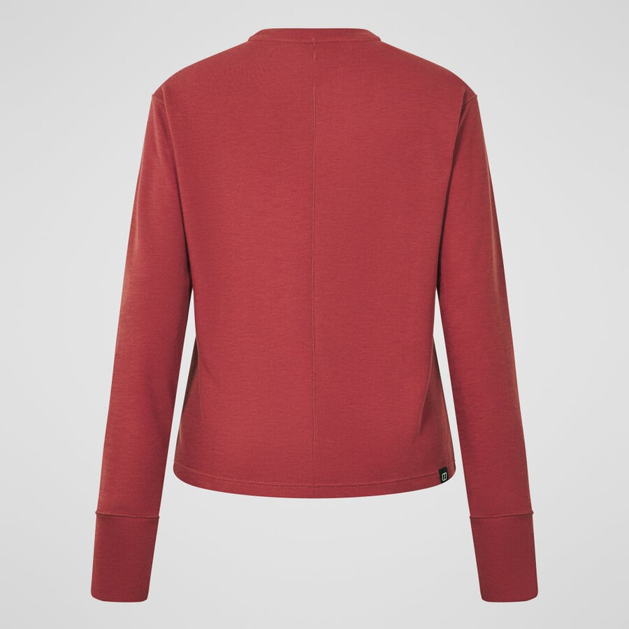 frauen-ivyhill crew jumper - rot berghaus