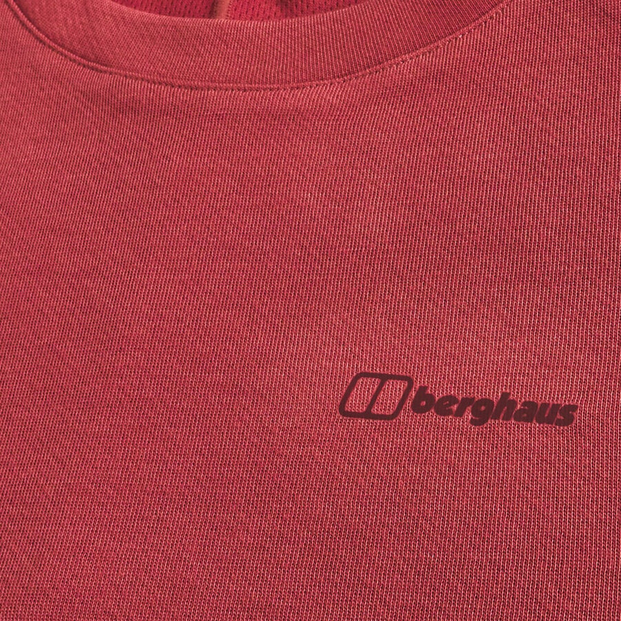 frauen-ivyhill crew jumper - rot berghaus