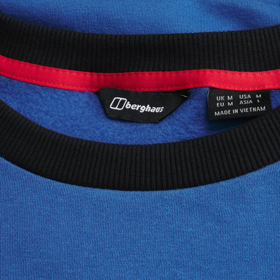unisex storm 25 crew sweater - blaurot berghaus