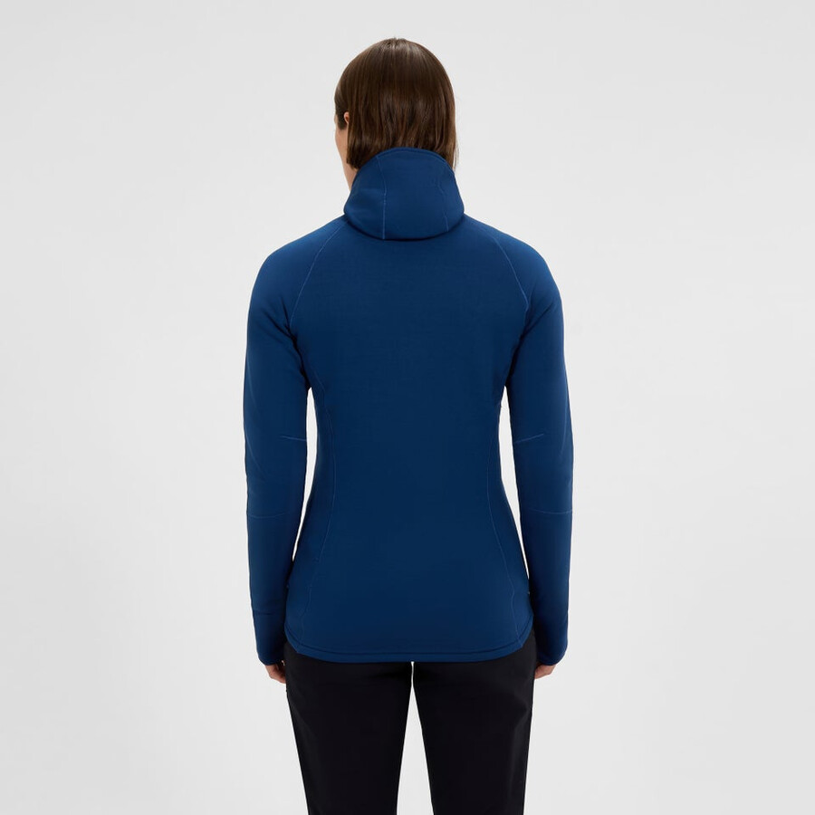 women s kinetic powerstretch hoody - blue berghaus