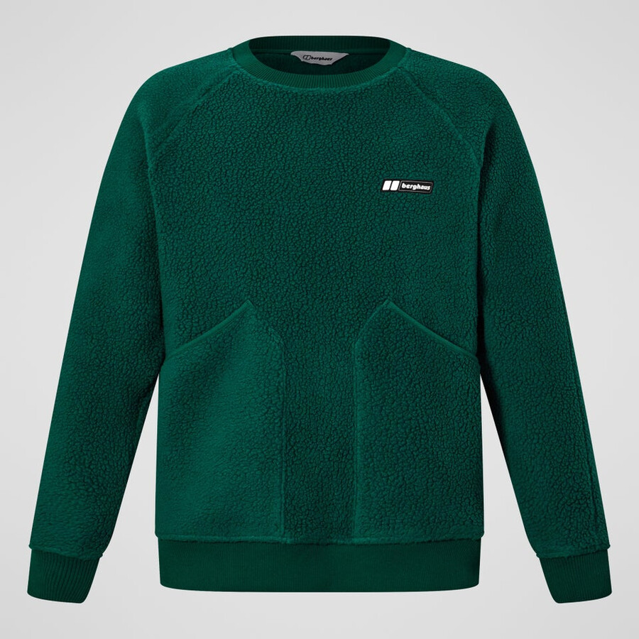 unisex-vulkanismus-pullover - grün berghaus