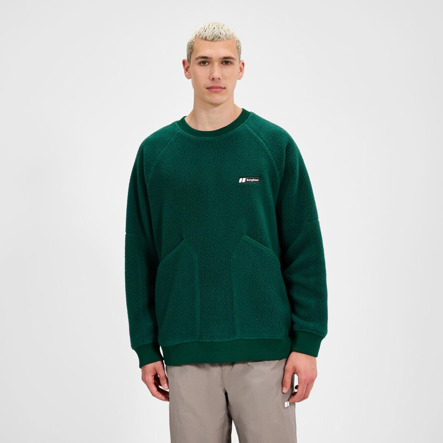 unisex-vulkanismus-pullover - grün berghaus