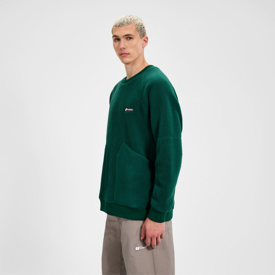 unisex-vulkanismus-pullover - grün berghaus