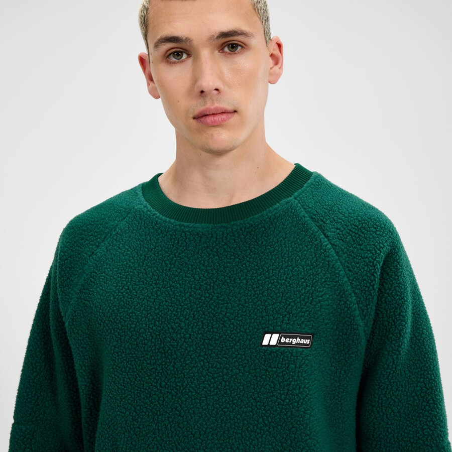 unisex-vulkanismus-pullover - grün berghaus