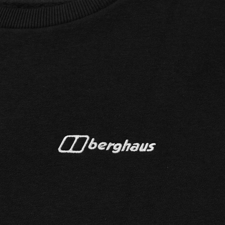 unisex wanderer storyboard-sweatshirt - jet schwarz berghaus