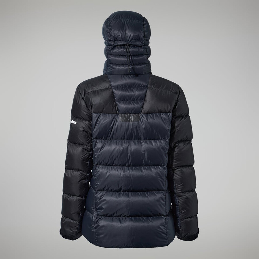 women s mtn arete ultra-down-hoody - schwarz berghaus