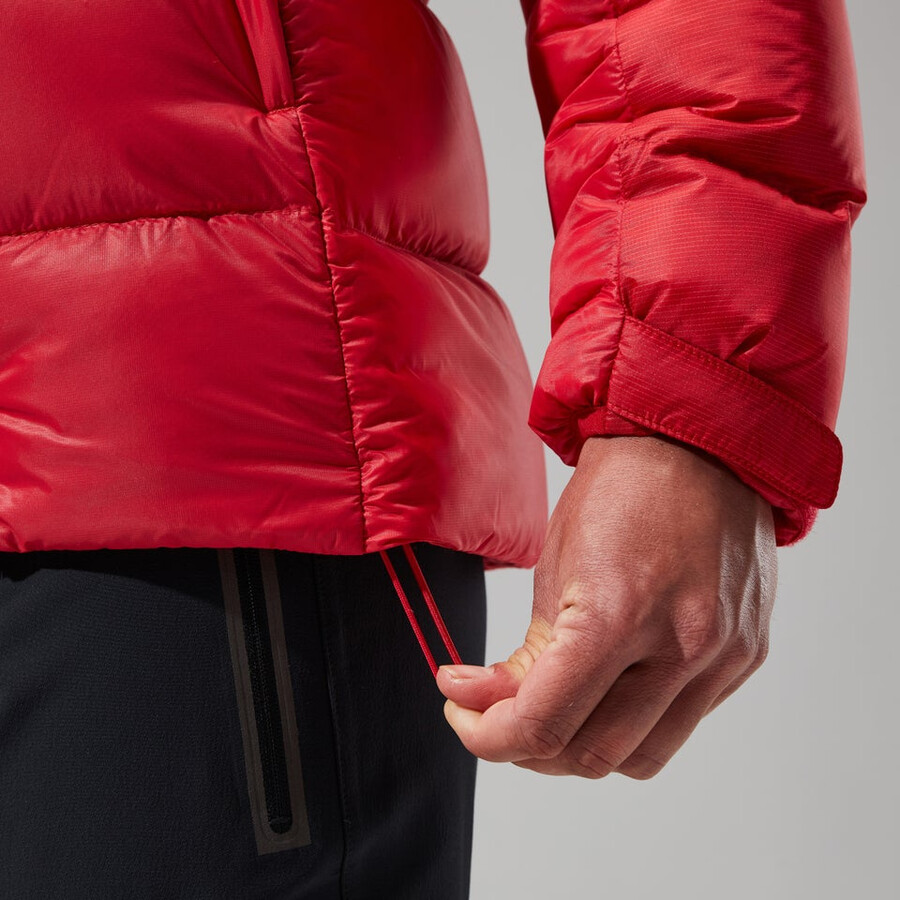 women s mtn arete ultra-down hoody - rot berghaus