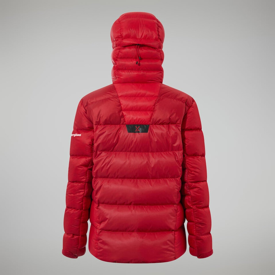 women s mtn arete ultra-down hoody - rot berghaus