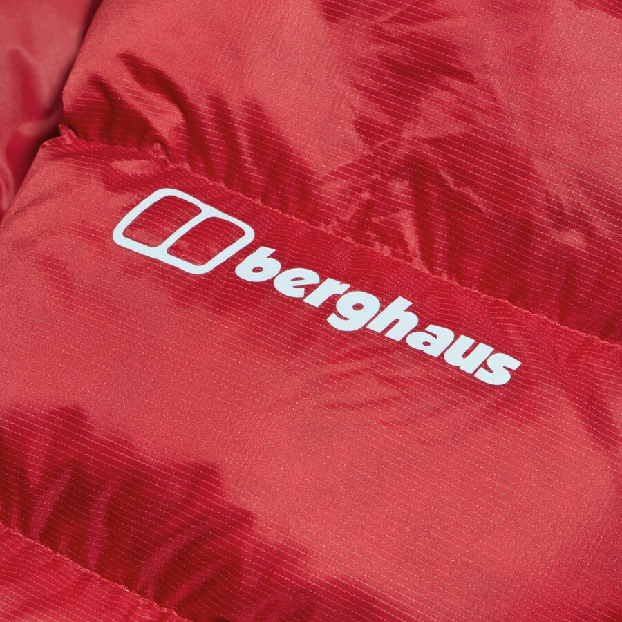 women s mtn arete ultra-down hoody - rot berghaus